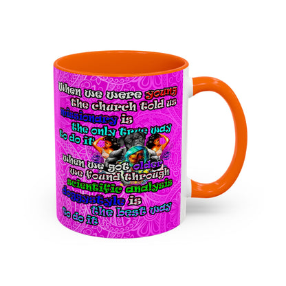 doggystyle - Accent Mug (pink swirl)