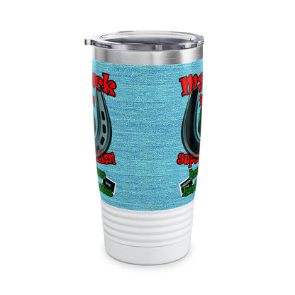 my luck - Ringneck Tumbler, 20oz (faded blue)