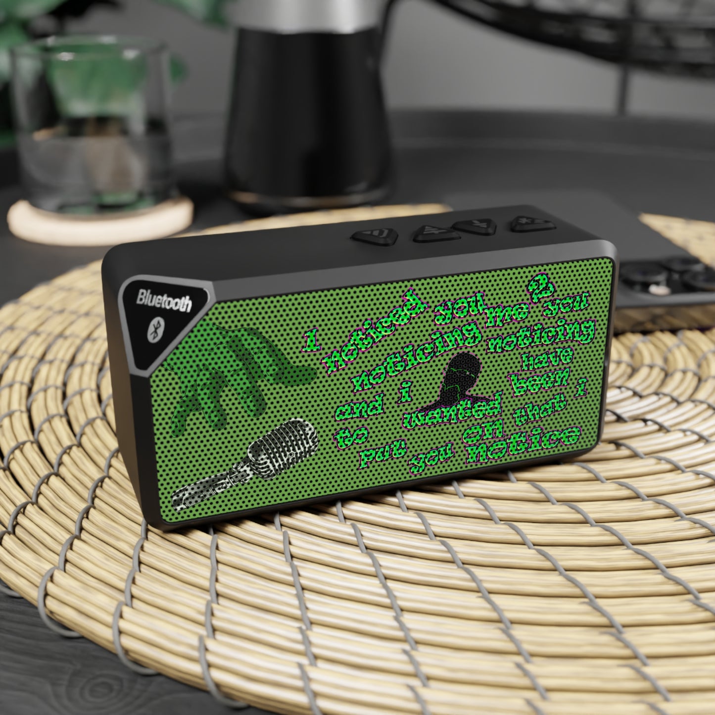 noticed you noticing - Jabba Bluetooth Speaker (green)