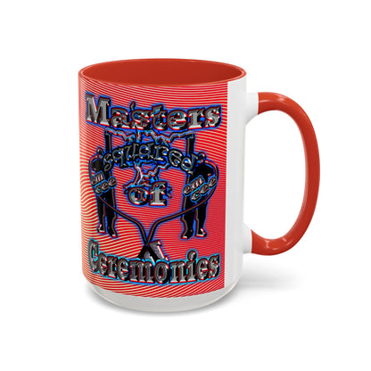 em cee squared - Accent Mug (yellow-orange wave)