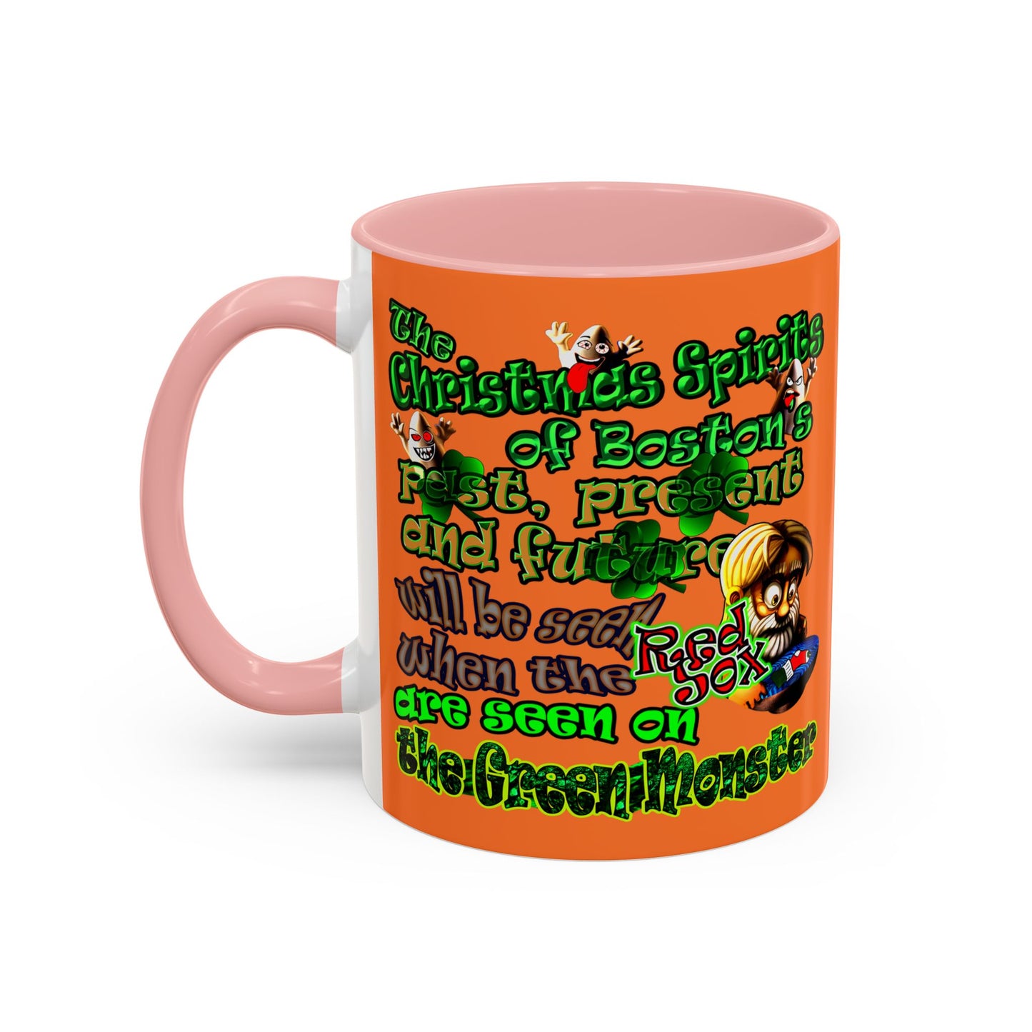 christmas spirits of boston - Accent Mug (crusta)