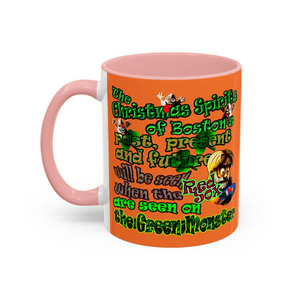 christmas spirits of boston - Accent Mug (crusta)