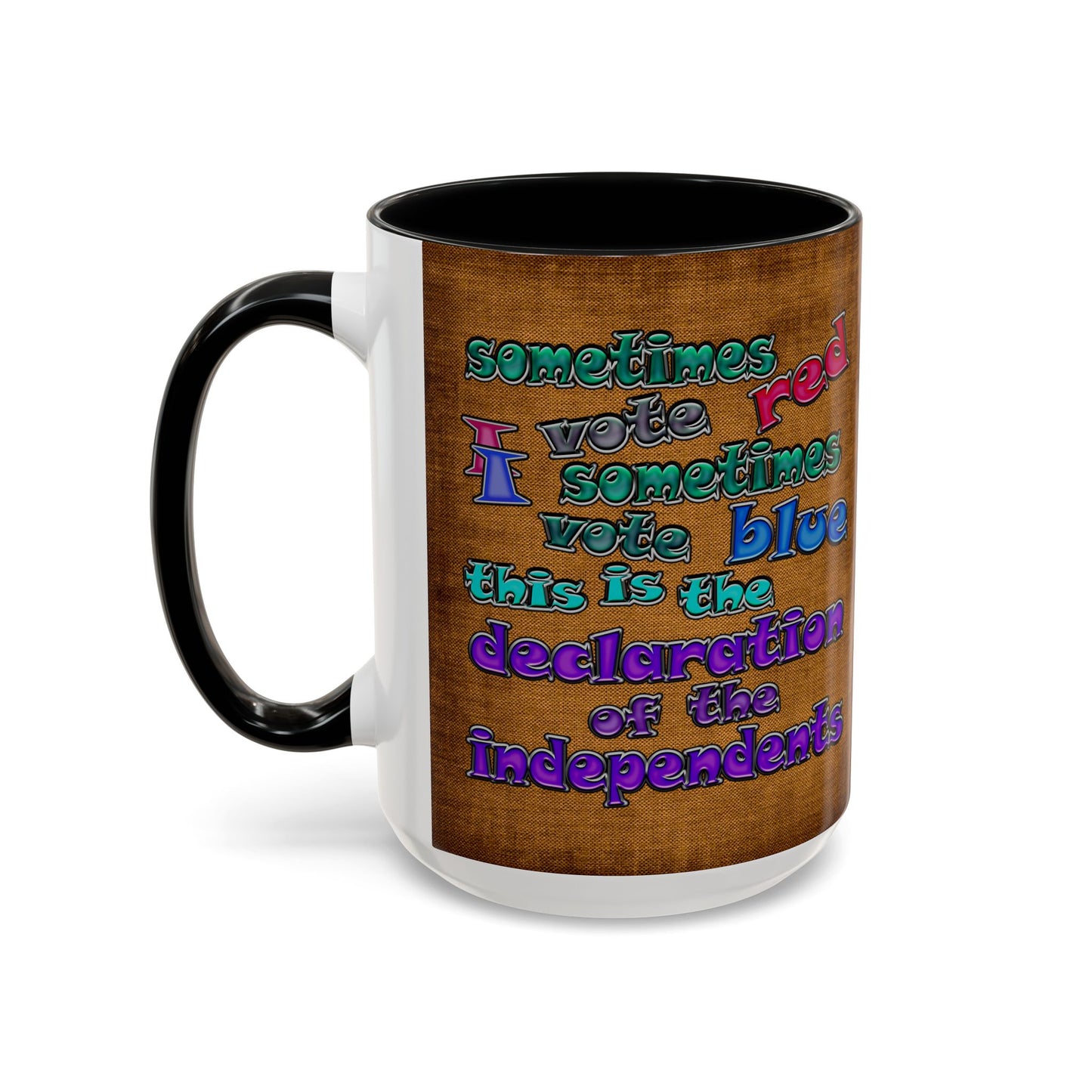 declaration of the independents - Accent Mug (brown papyrus)