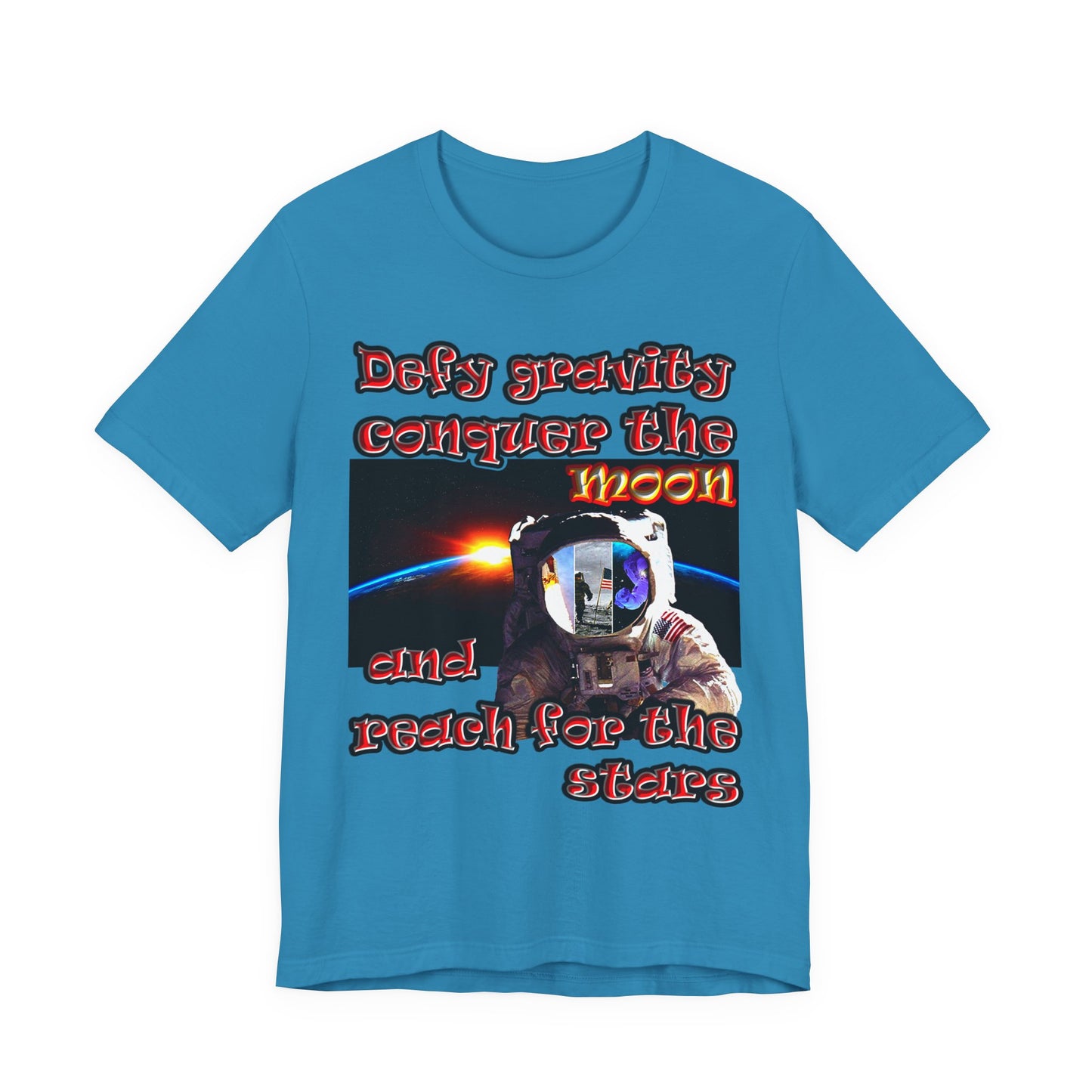 defy conquer reach - Unisex Jersey Short Sleeve Tee
