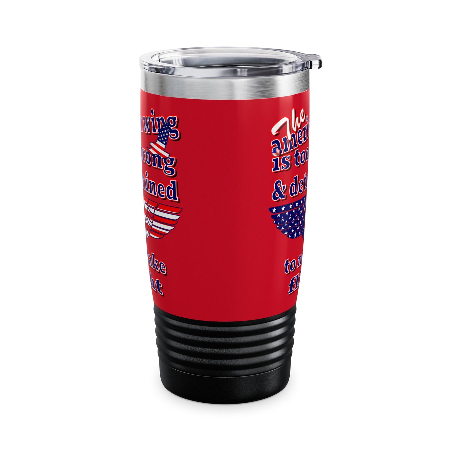 american wing - Ringneck Tumbler, 20oz (dark red)