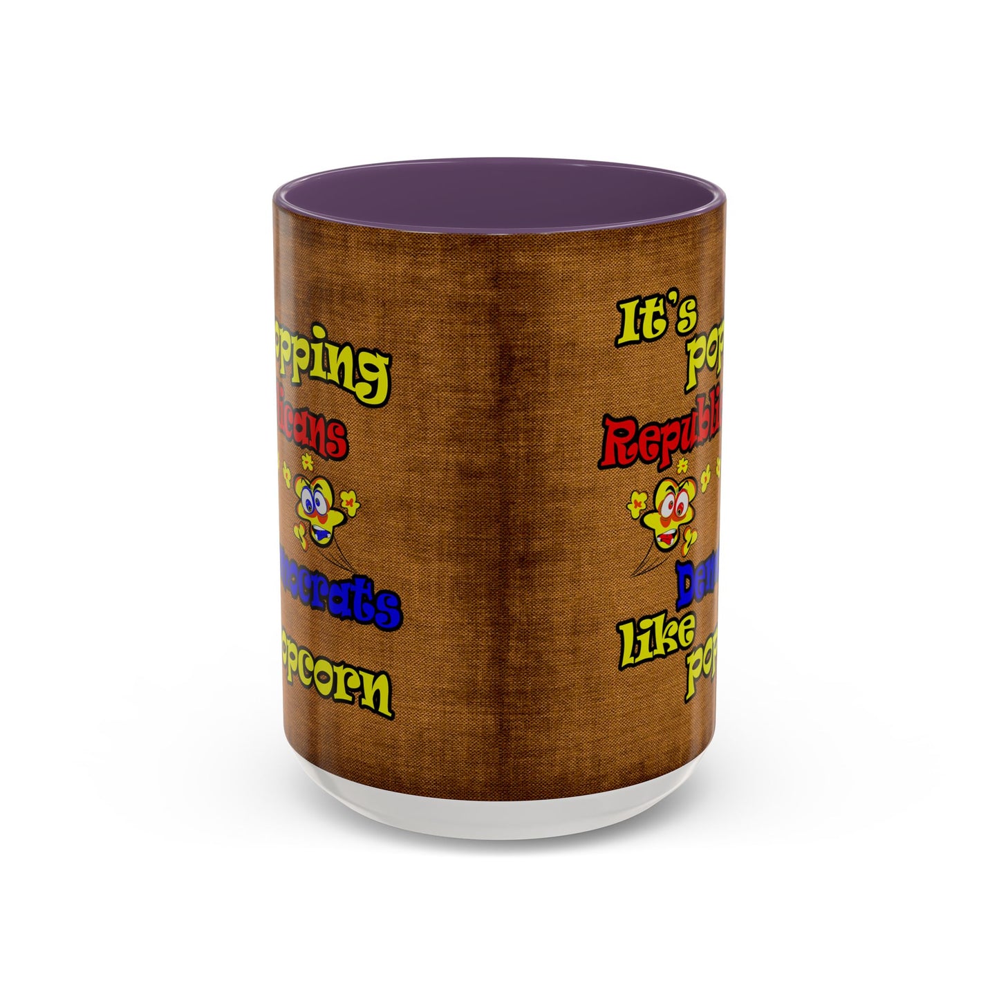 popping like popcorn - Accent Mug (brown papyrus)
