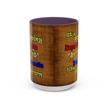 popping like popcorn - Accent Mug (brown papyrus)