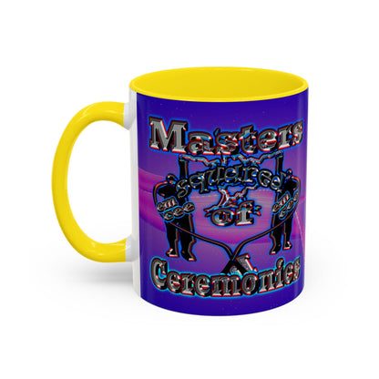 em cee squared - Accent Mug (purple-pink wave)
