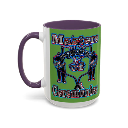 em cee squared - Accent Mug (green)