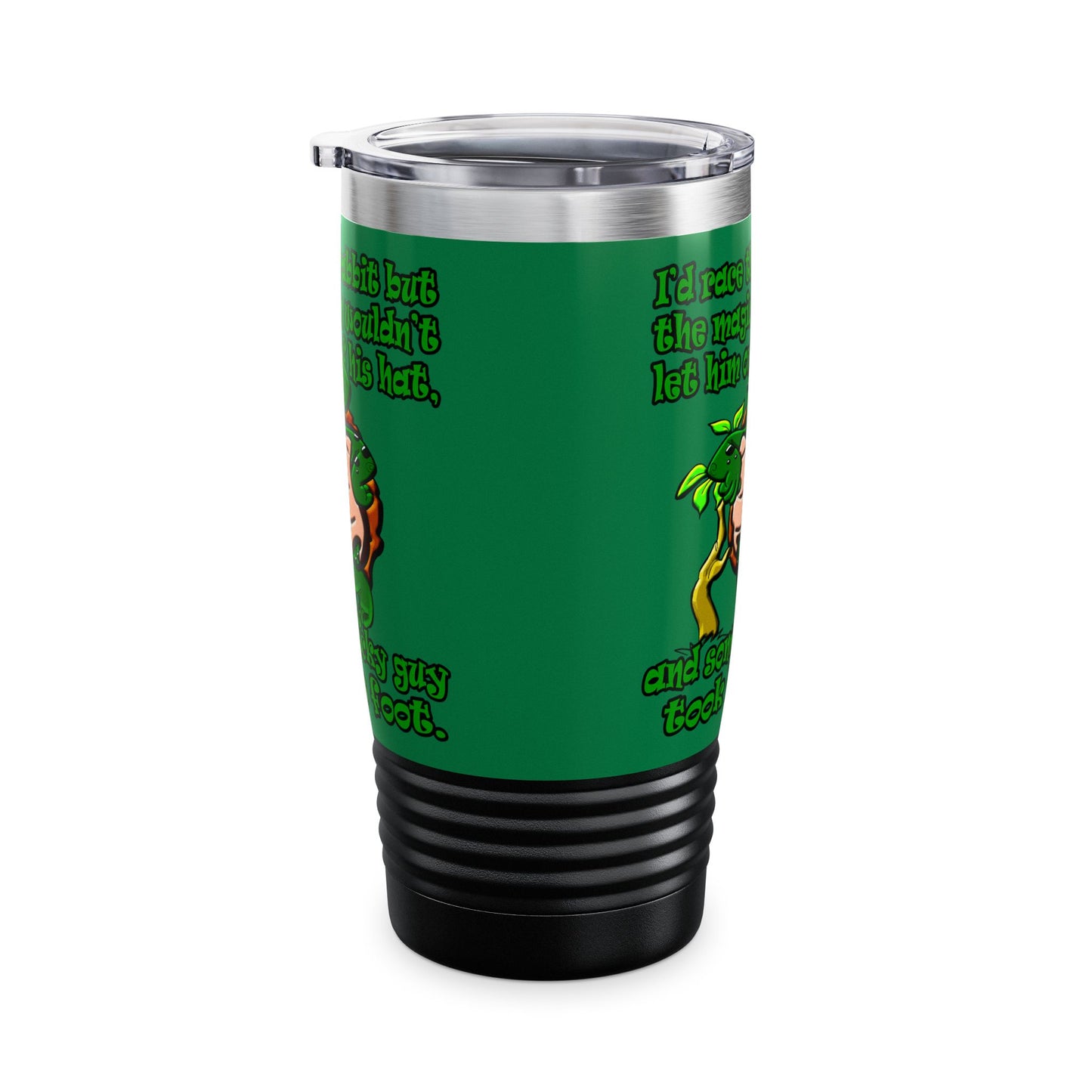 turtle race - Ringneck Tumbler, 20oz (dark green)