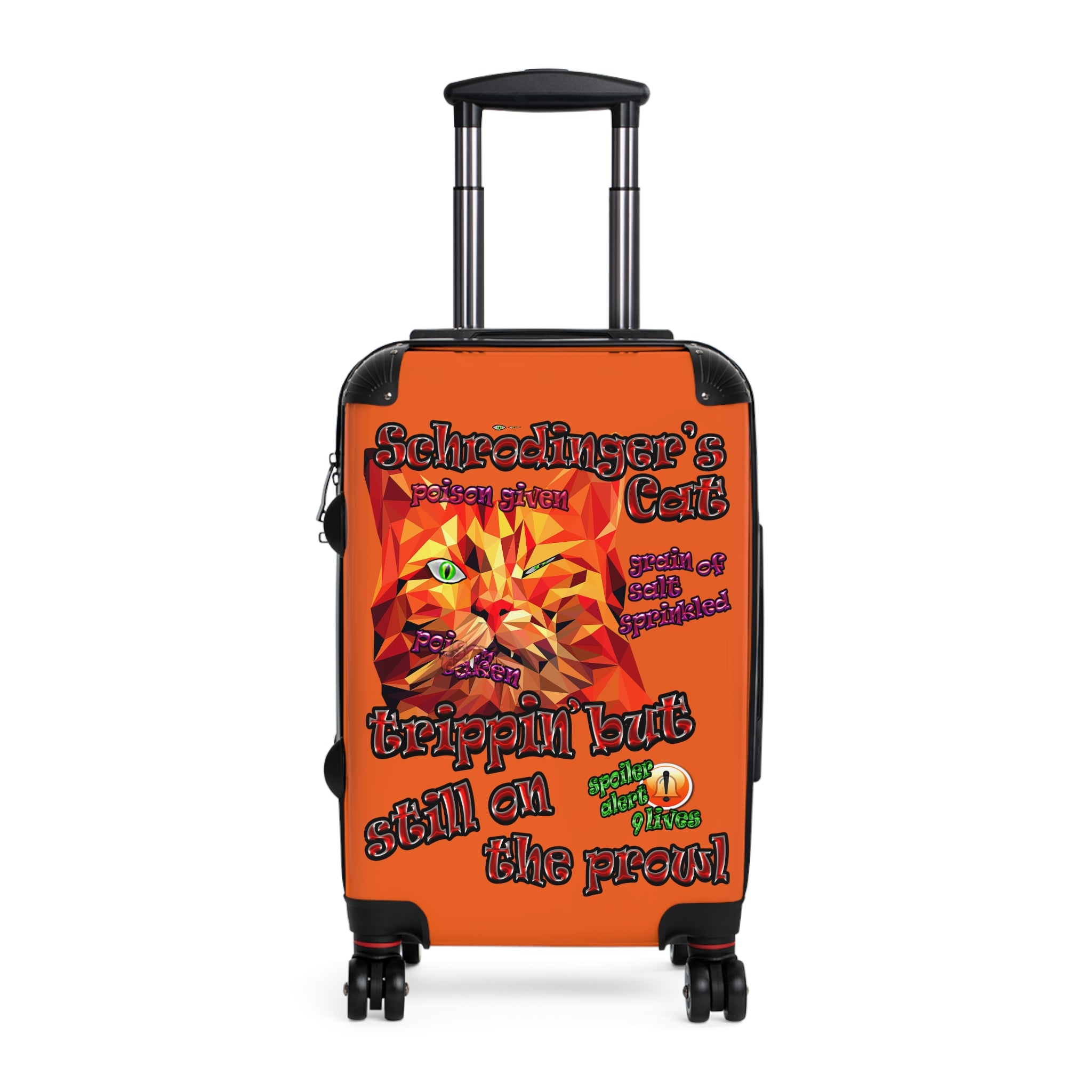 schrodinger's cat - Suitcase (orange)