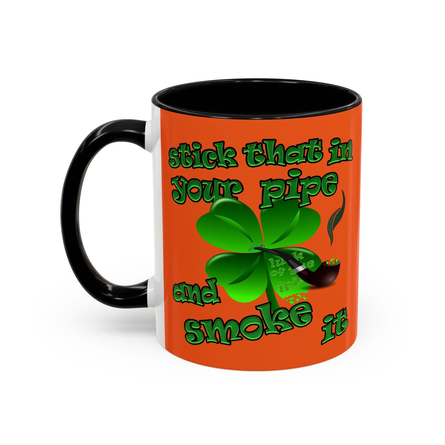 celtics logo - Accent Mug (orange)