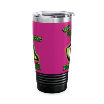 green monster - Ringneck Tumbler, 20oz (pink)
