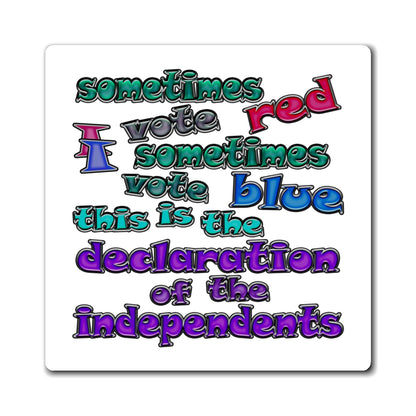 declaration of the independents - Magnets - (white)