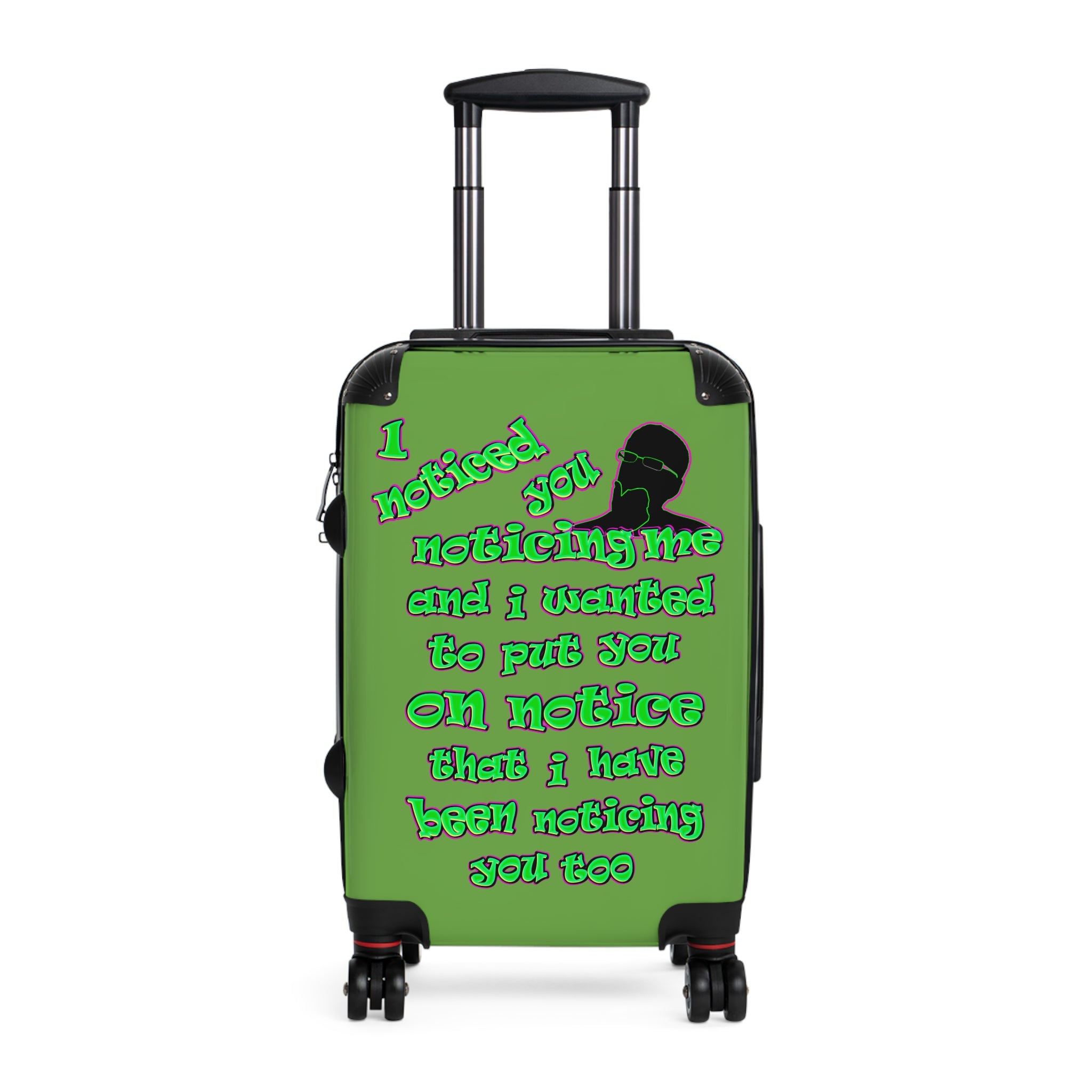 noticed you noticing - Suitcase (green)