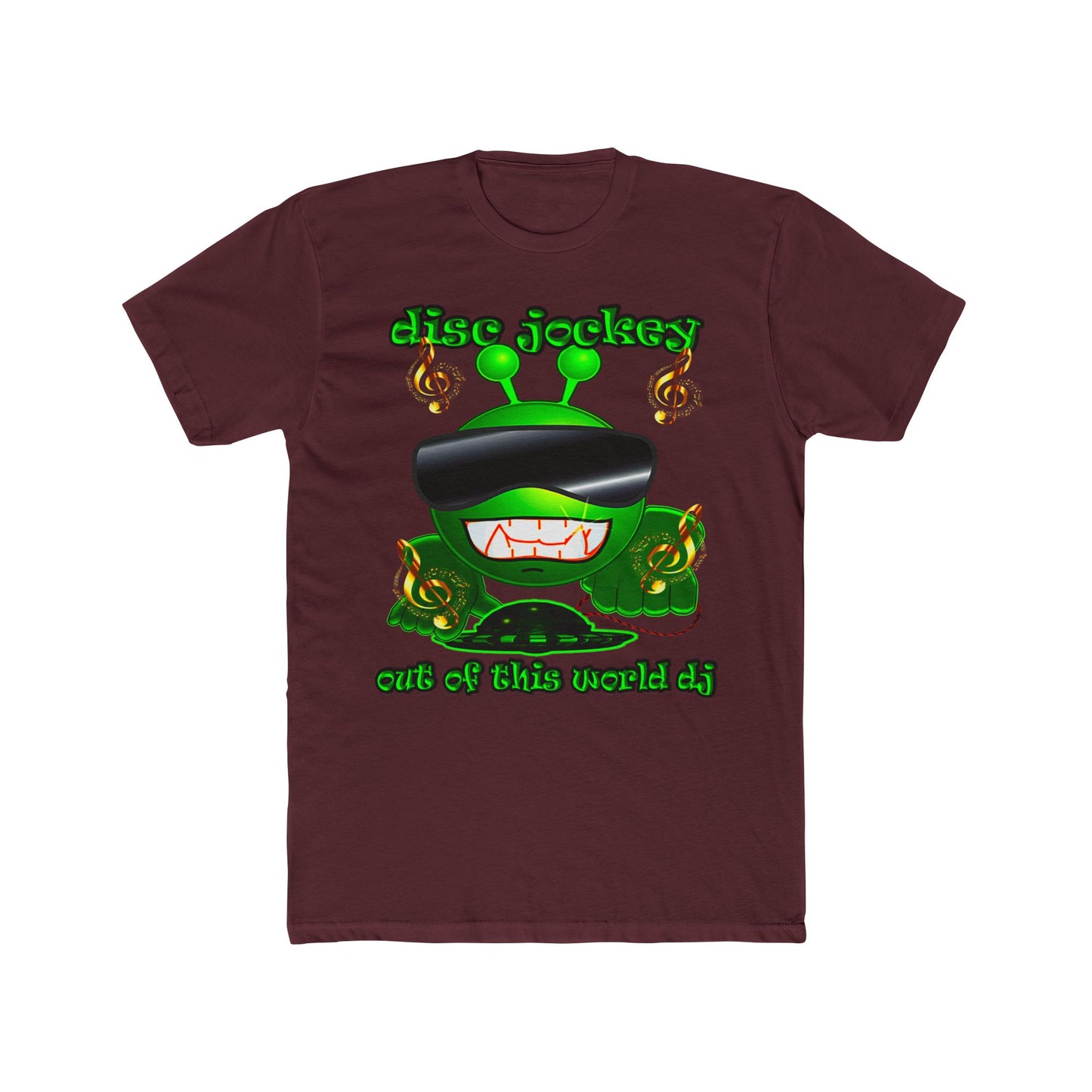 disc jockey - Men's Cotton Crew Tee
