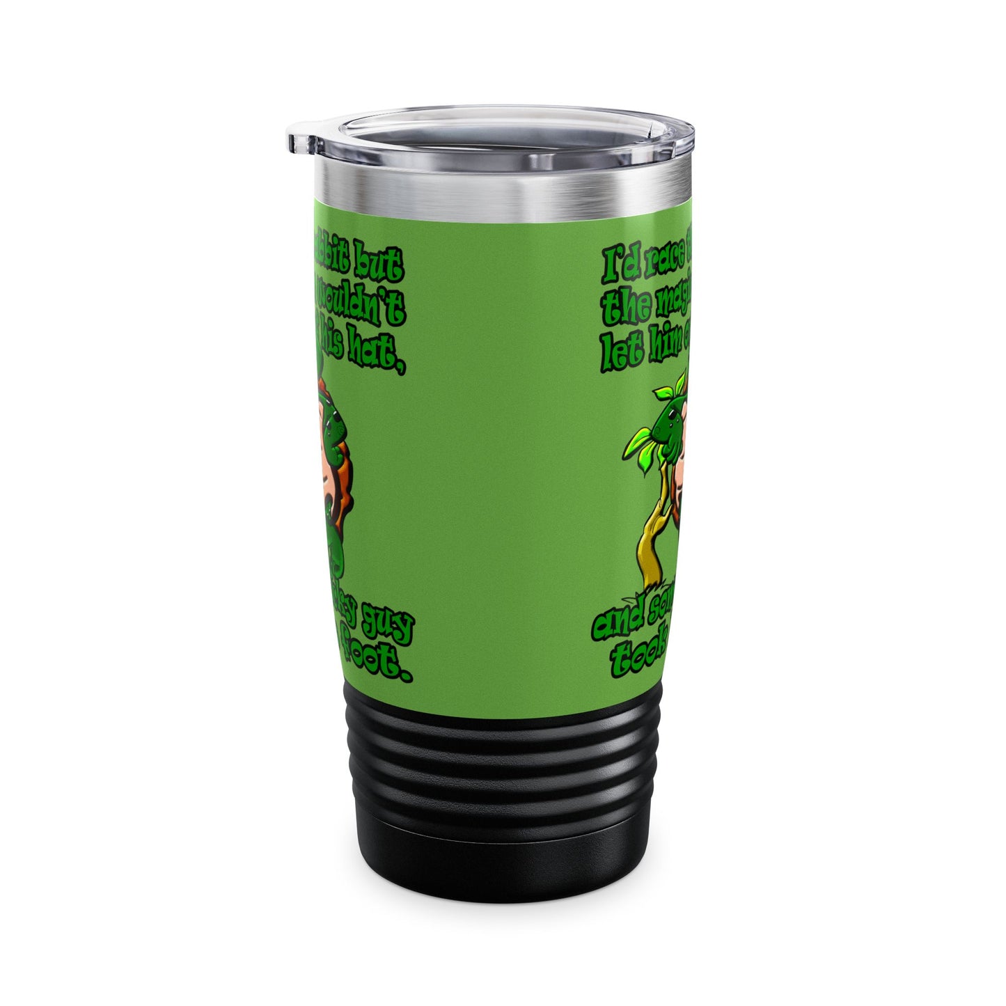 turtle race - Ringneck Tumbler, 20oz (green)