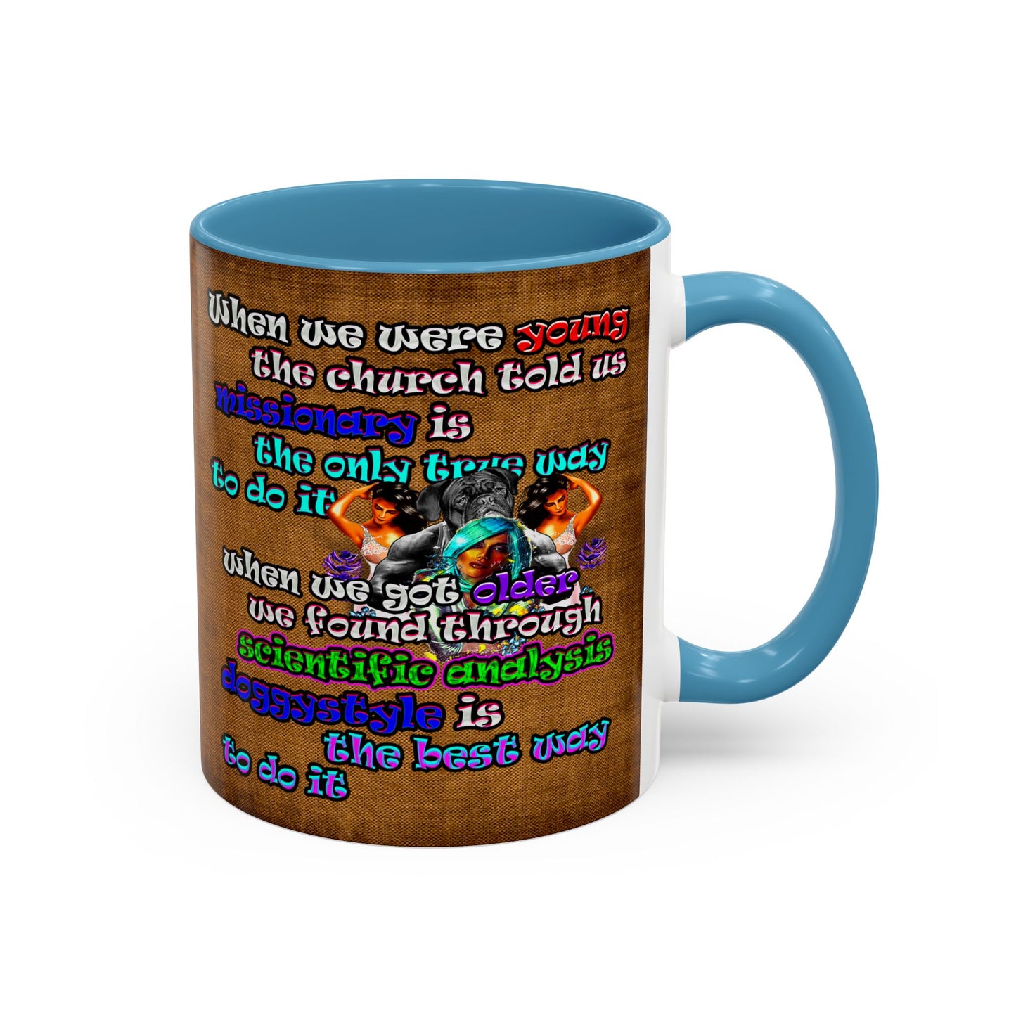 doggystyle - Accent Mug (brown papyrus)