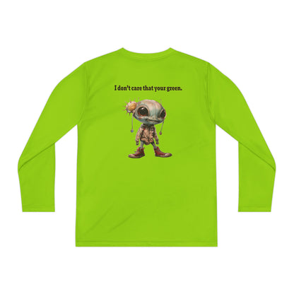 I don't care that your grey - Youth Long Sleeve Competitor Tee