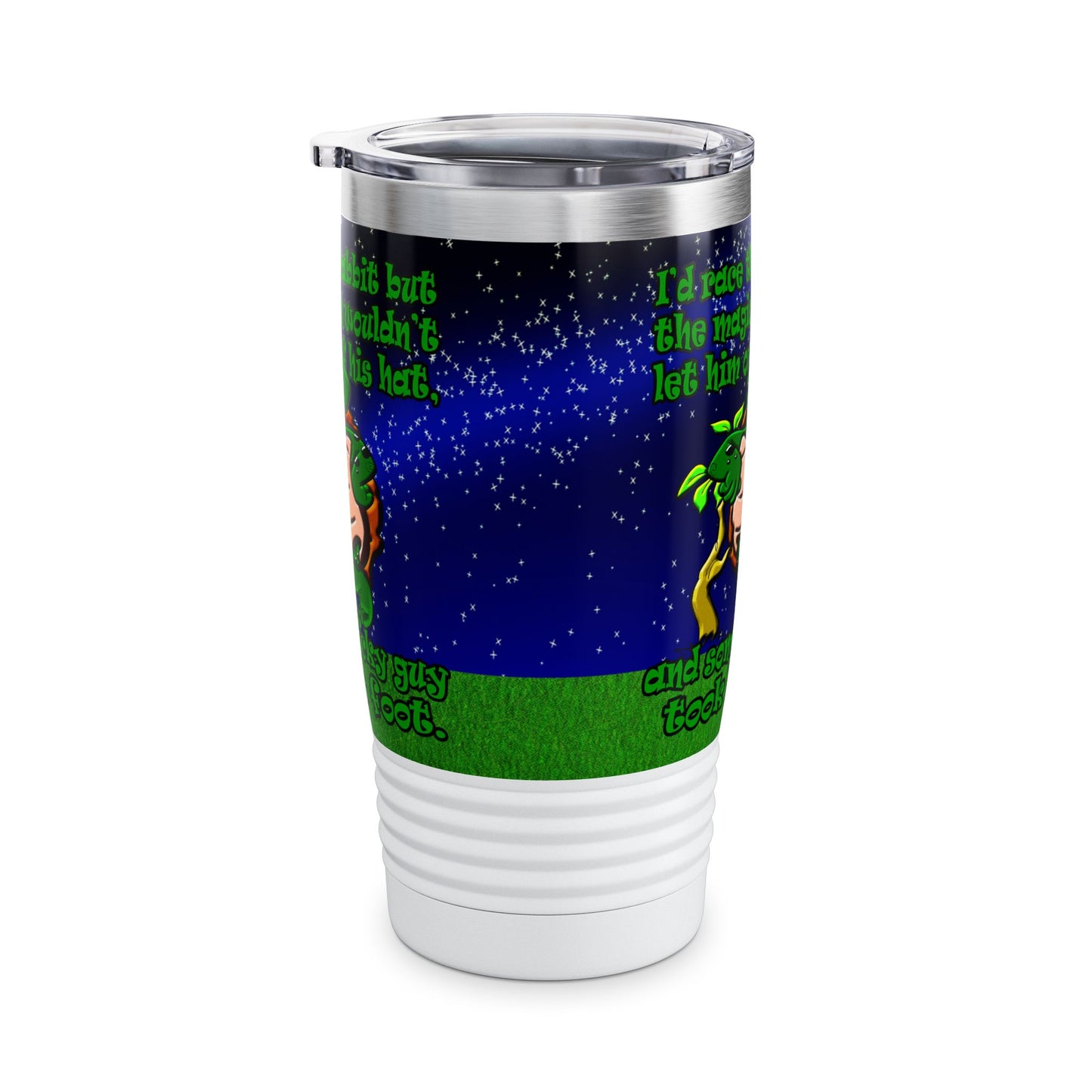turtle race - Ringneck Tumbler, 20oz ('snoops' background)
