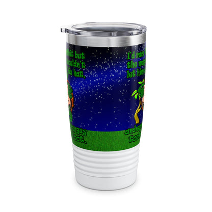 turtle race - Ringneck Tumbler, 20oz ('snoops' background)