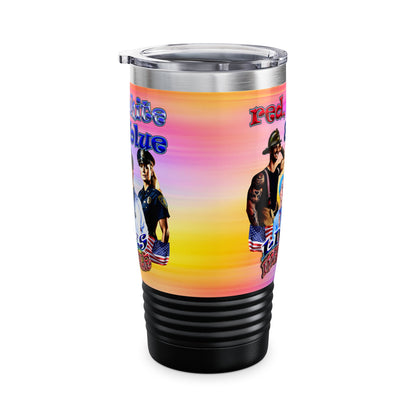 rw&b lives matter - Ringneck Tumbler, 20oz (color blur)