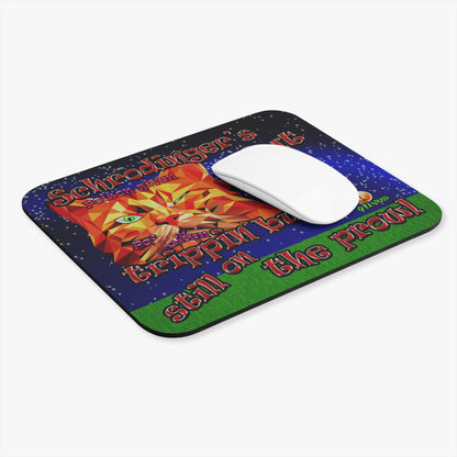schrodinger's cat - Mouse Pad (Rectangle) ('snoops' background)