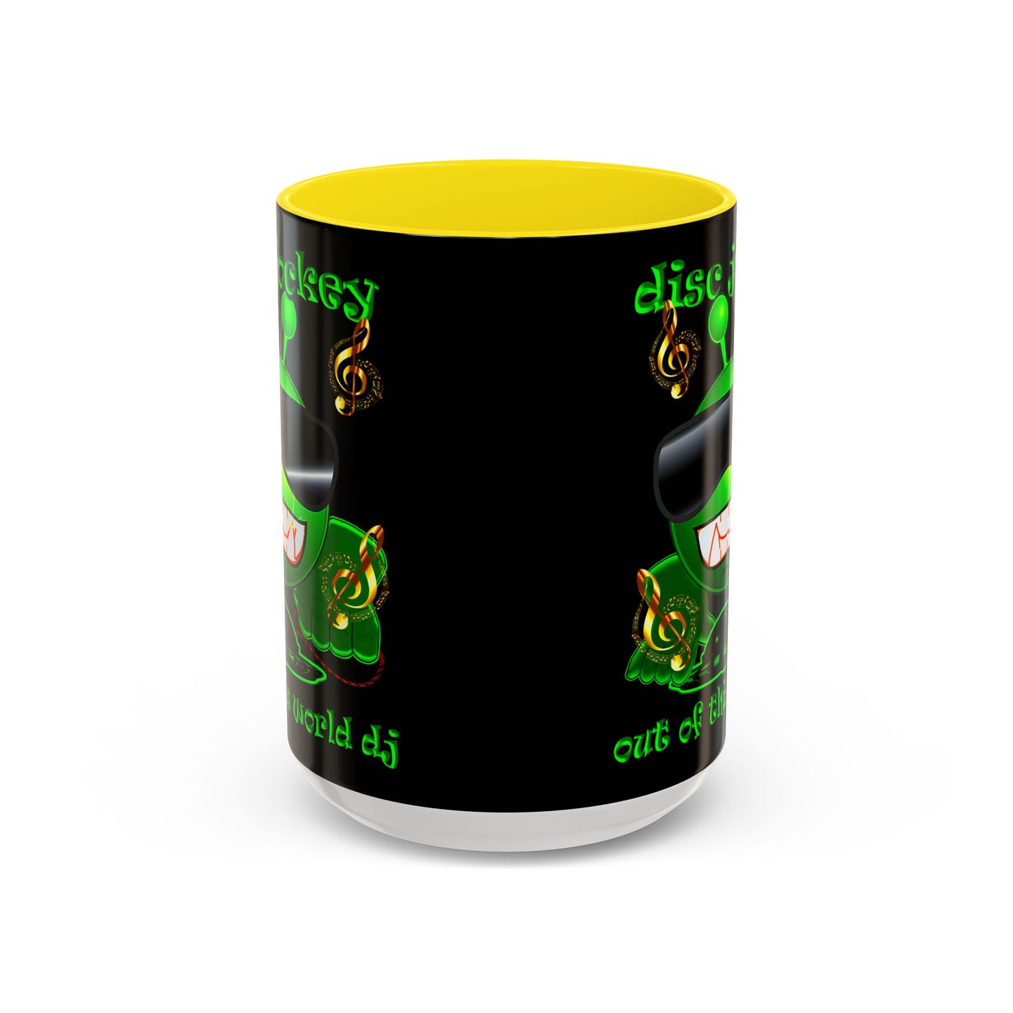 disc jockey - Accent Mug (black)