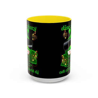 disc jockey - Accent Mug (black)