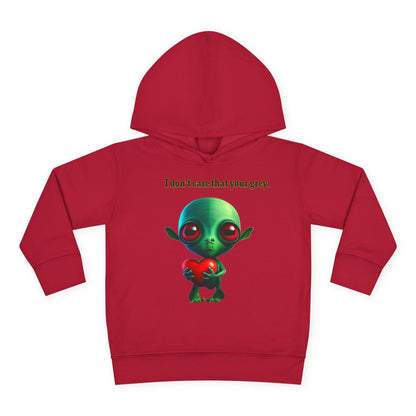 I don't care that your grey - Toddler Pullover Fleece Hoodie