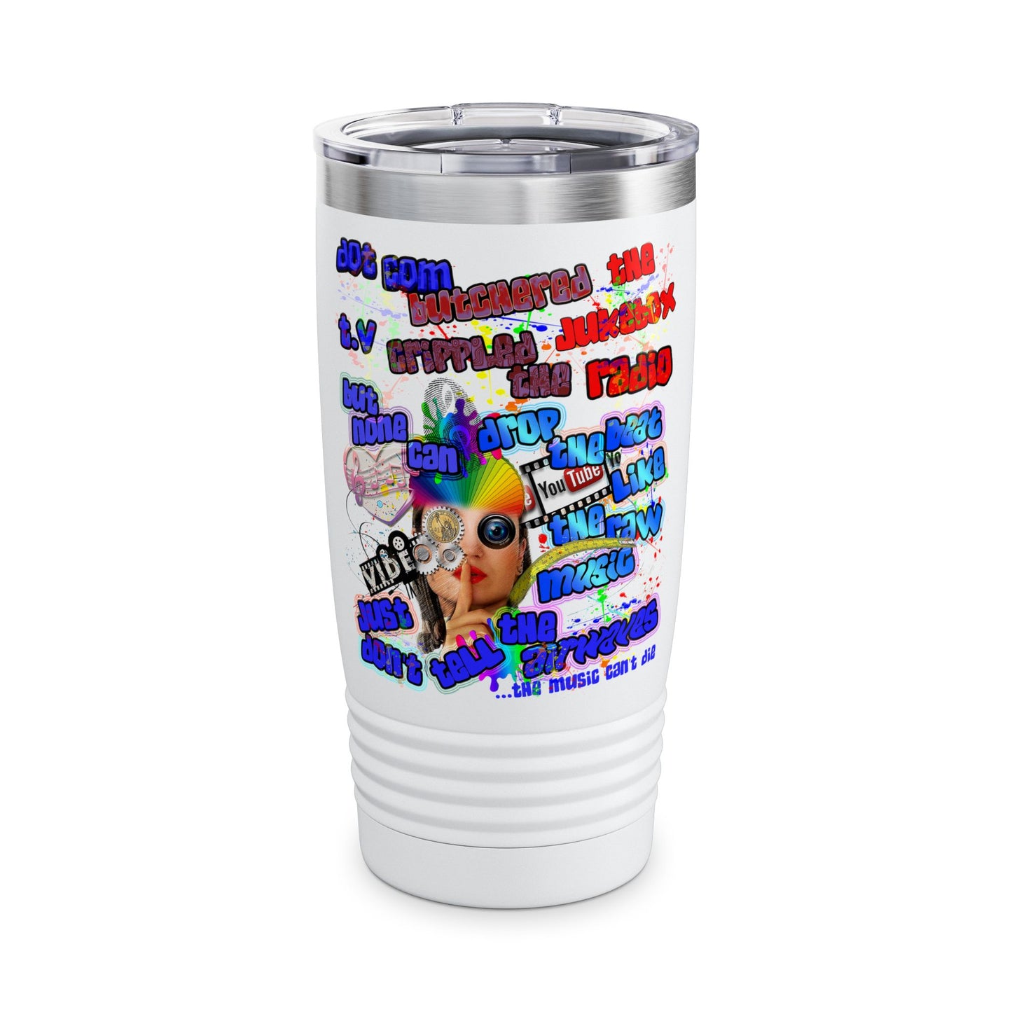 drop the beat - Ringneck Tumbler, 20oz