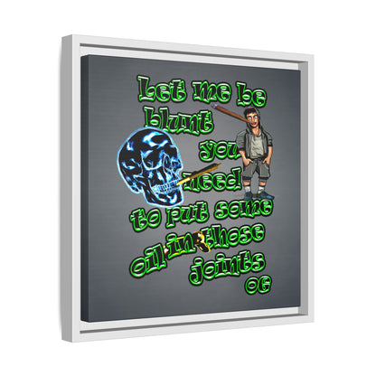 og - framed canvas art (grey-light grey)