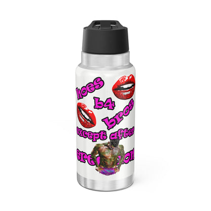 hoes b4 bros - Gator Tumbler, 32oz (white)
