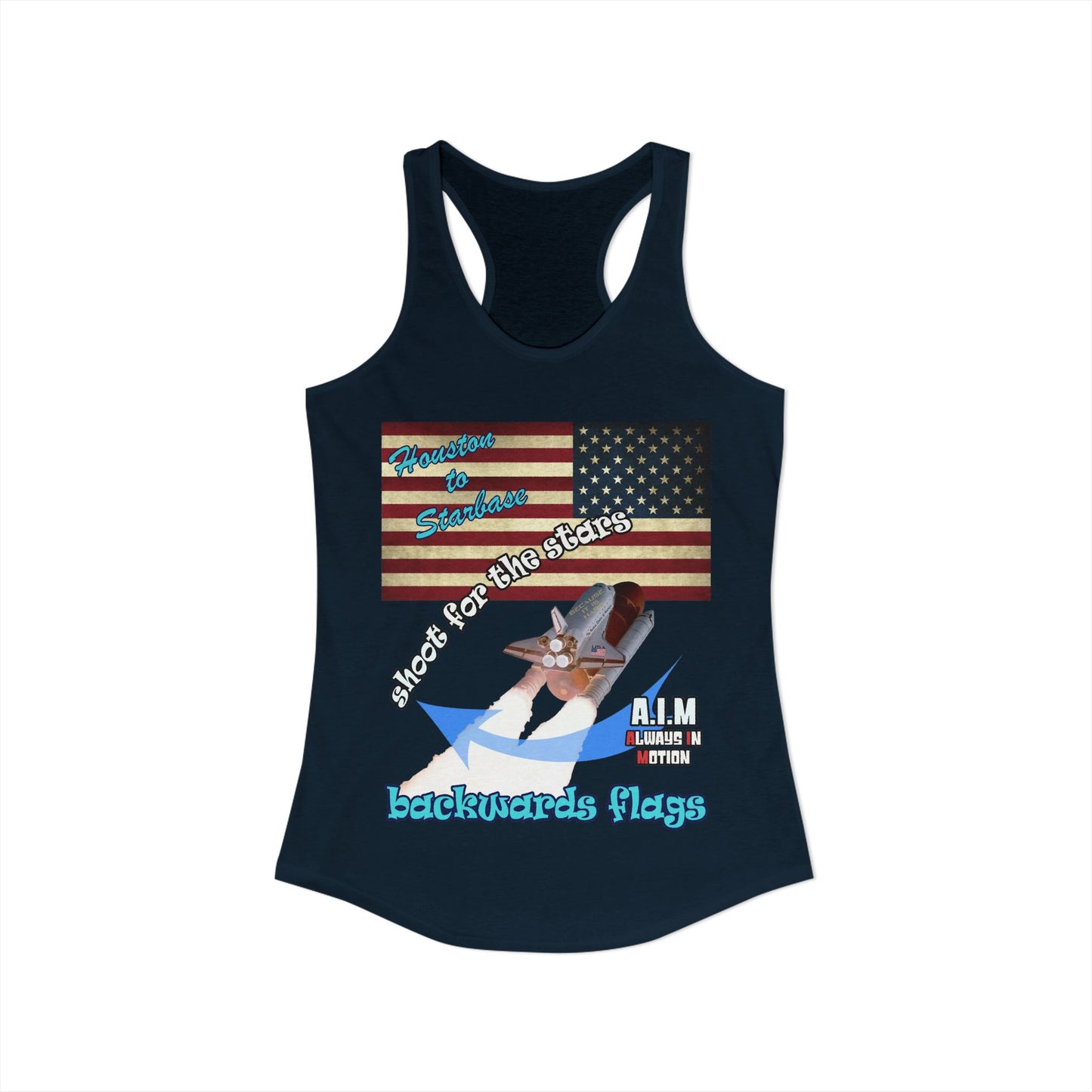 shoot for the stars - Women's Ideal Racerback Tank