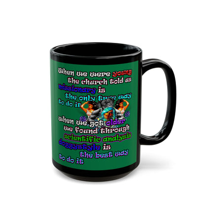 doggystyle - Black Mug (dark green)
