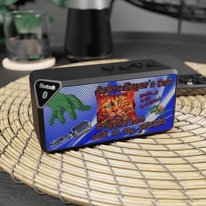 schrodinger's cat - Jabba Bluetooth Speaker (blue-white wave)