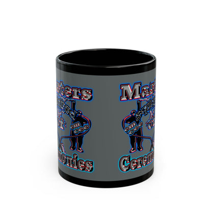 em cee squared - Black Mug (dark grey)