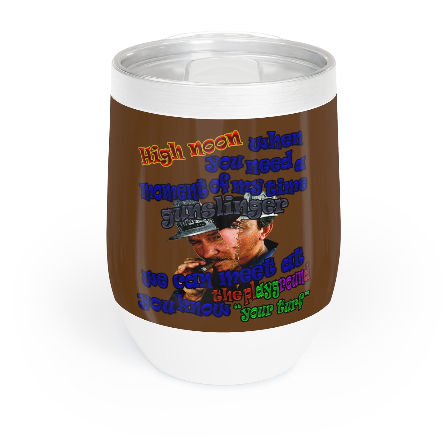high noon - Chill Wine Tumbler (brown)