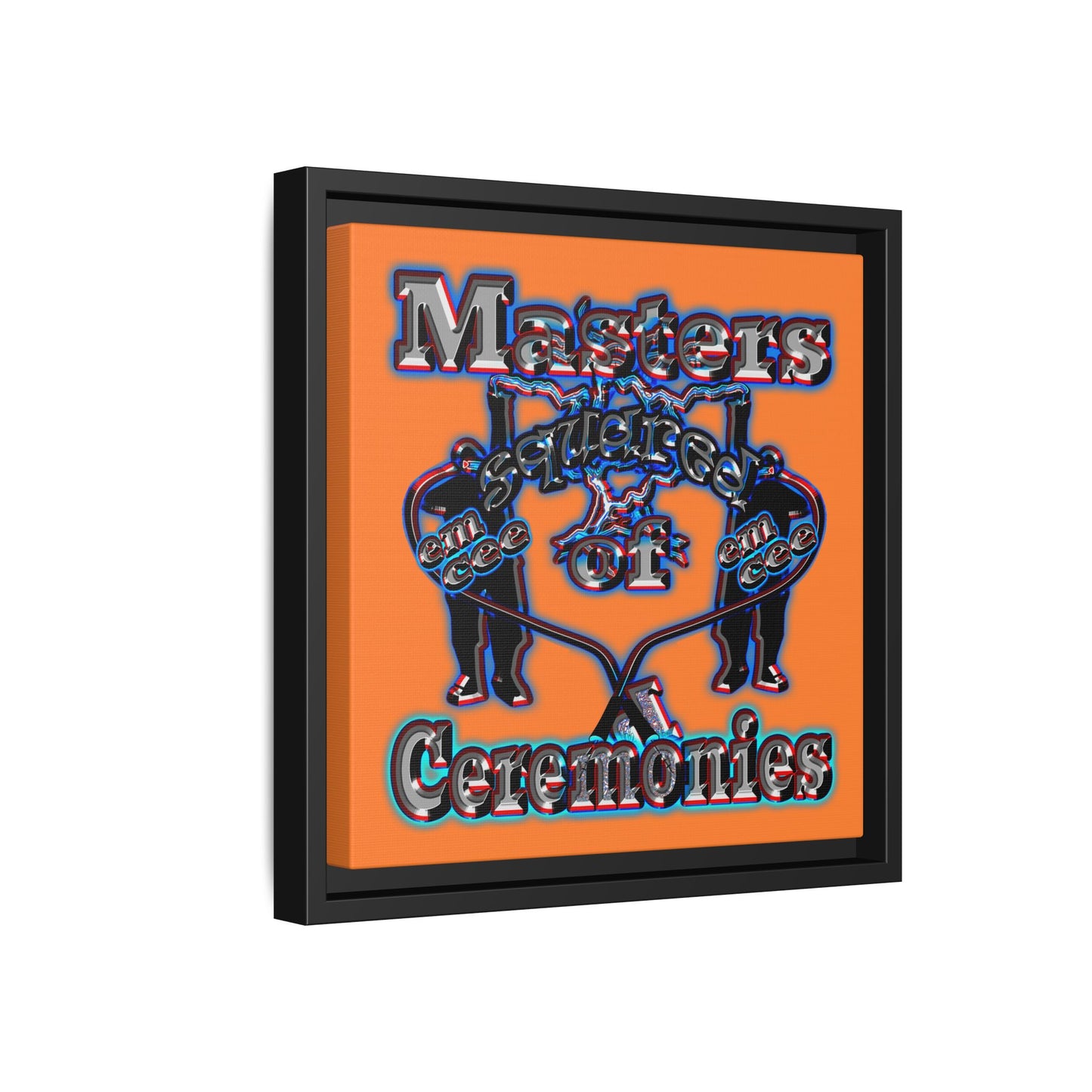 em cee squared - framed canvas art (crusta)