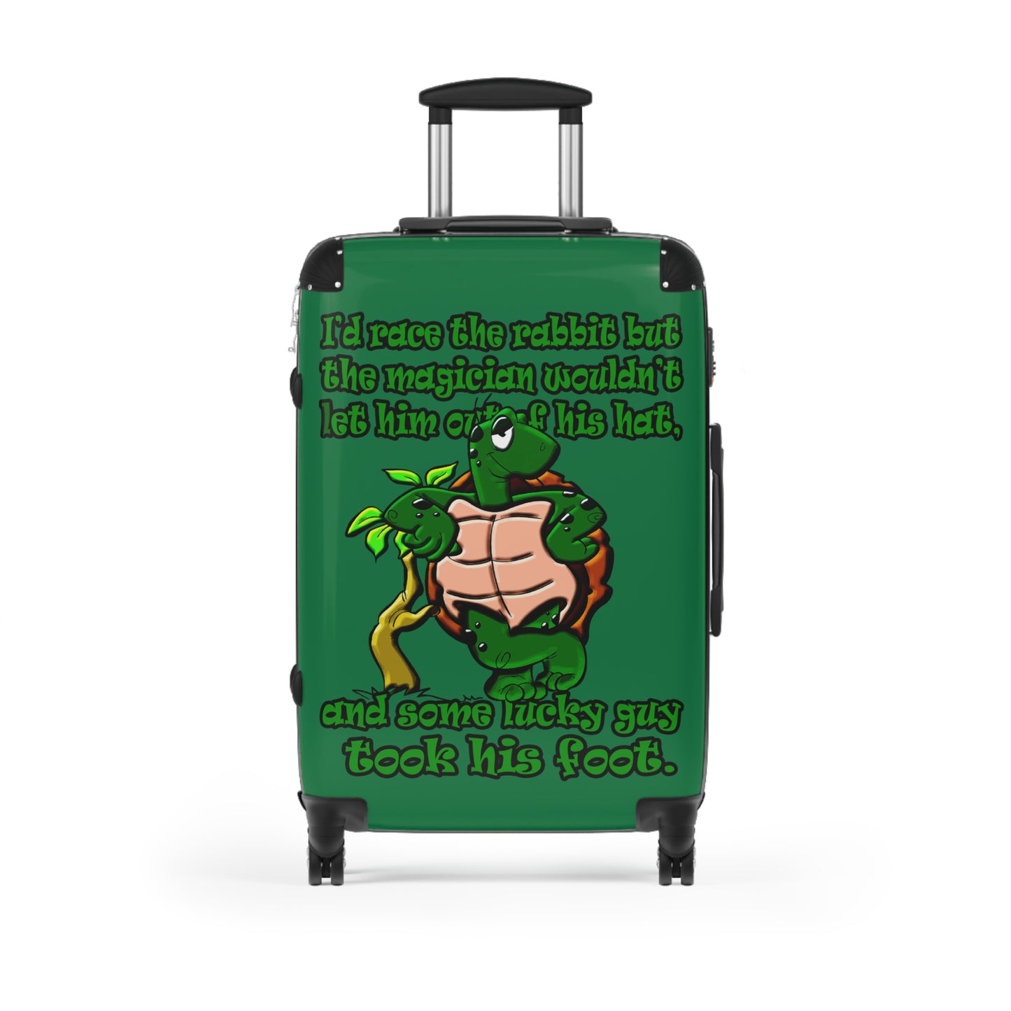 turtle race - Suitcase (dark green)