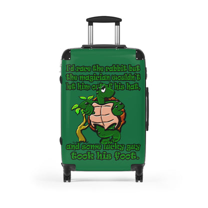 turtle race - Suitcase (dark green)