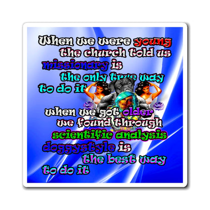 doggystyle - Magnets - (blue-white wave)