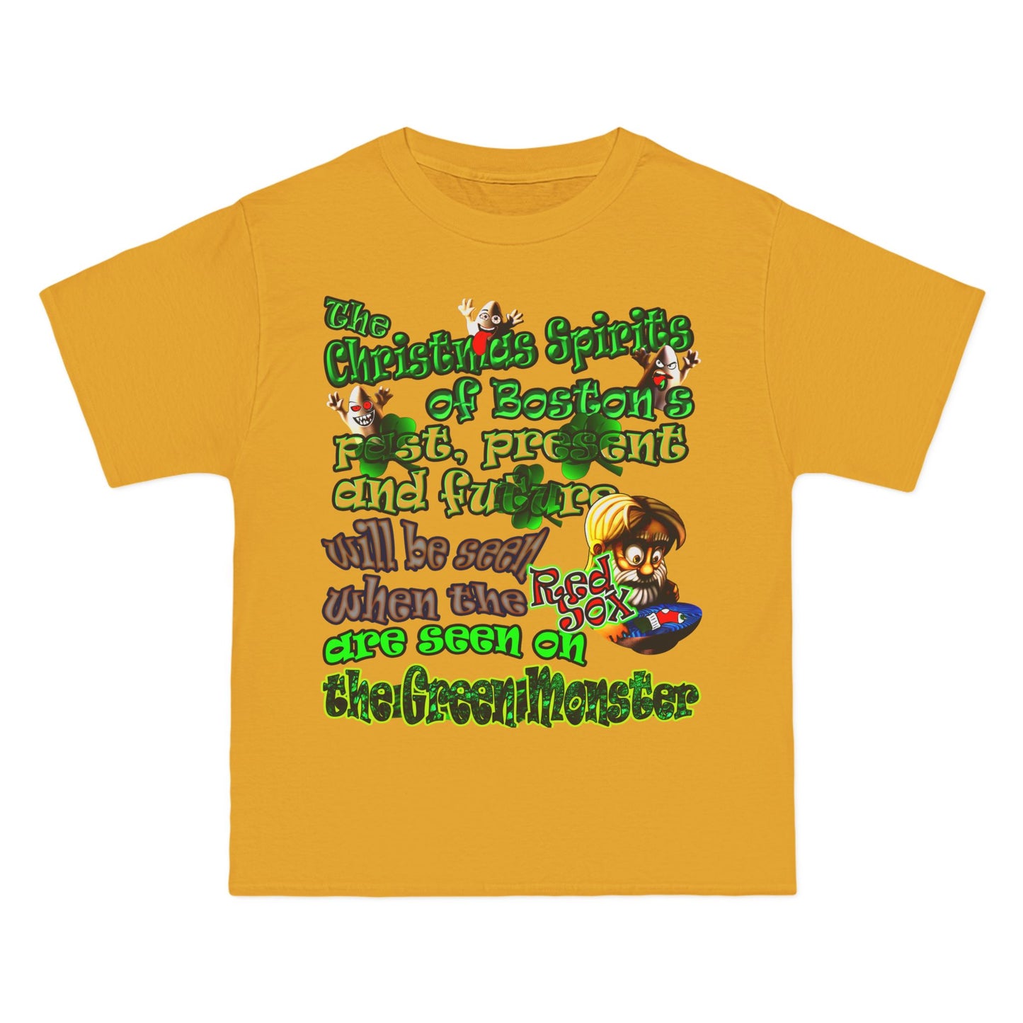 christmas spirits of boston - Beefy-T®  Short-Sleeve T-Shirt