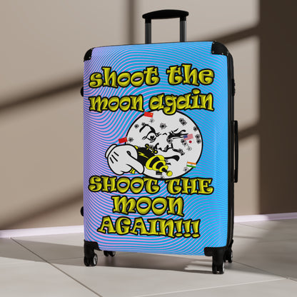 shoot the moon again - Suitcase (light blue-purple wave)