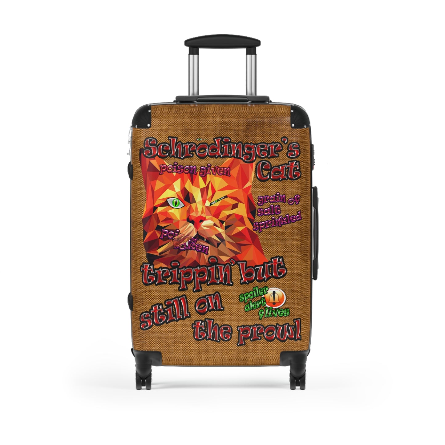 schrodinger's cat - Suitcase (brown papyrus)