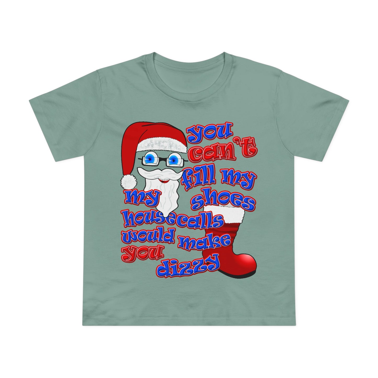 santa's shoes - Women’s Maple Tee