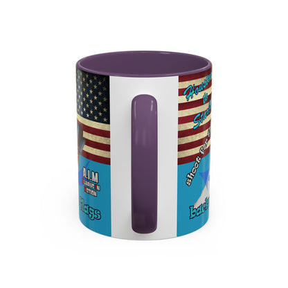 shoot for the stars - Accent Mug (turquoise)