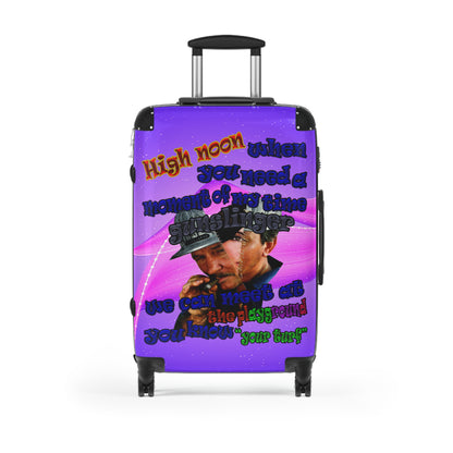 high noon - Suitcase (purple-pink wave)