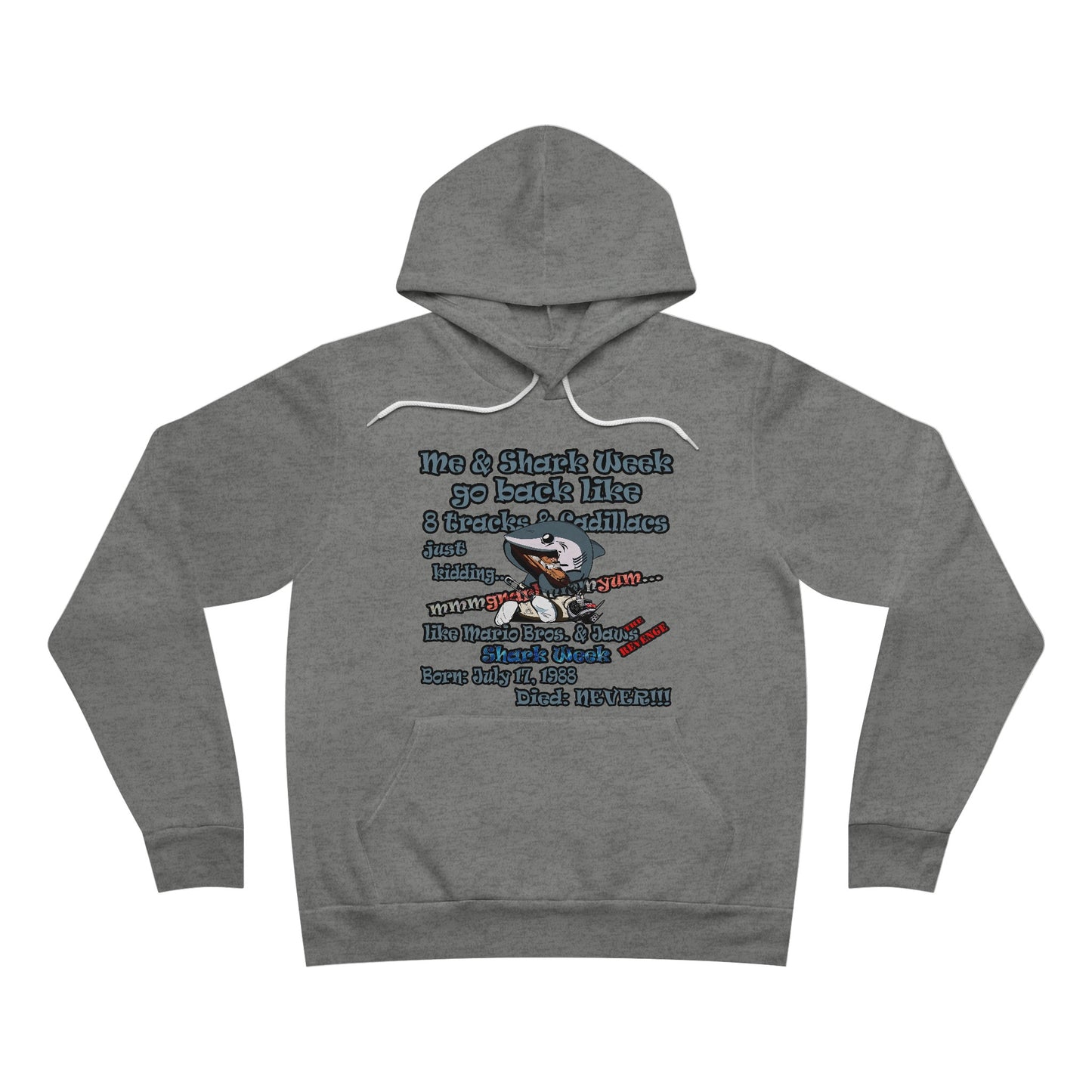 shark week - Unisex Sponge Fleece Pullover Hoodie