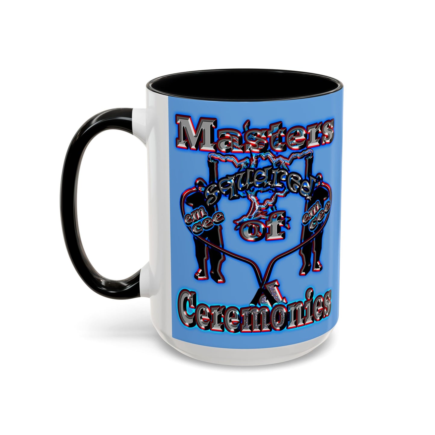 em cee squared - Accent Mug (light blue)